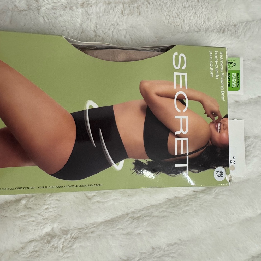 Secret Seamless Shaping Brief in Nude/Light Tan.  S/M-P/M - NWT